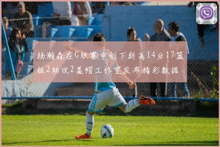 杨瀚森在G联赛中创下新高14分17篮板2助攻2盖帽工作室发布精彩数据海报